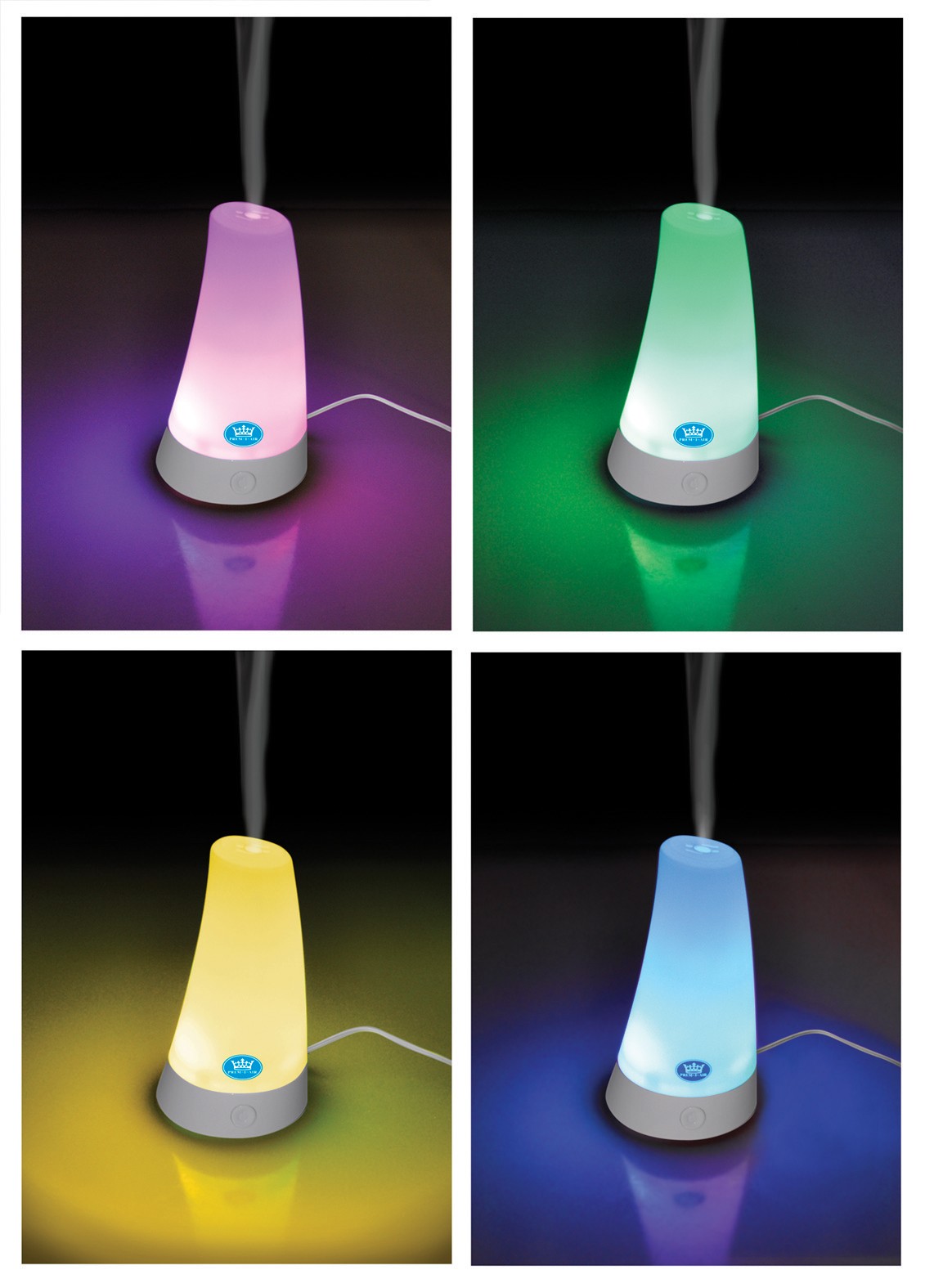 Ultrasonic Aroma Diffuser Humidifier Compact and Colour Changing