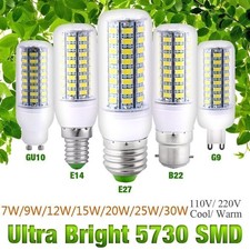 High Bright LED Corn Bulbs E27/B22/E14/G10/G9 Saving Light Lamp Cool&Warm White
