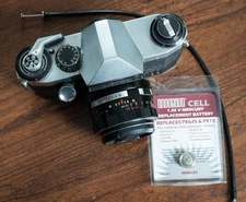 Praktica Super TL camera with Meyer-Optik Oreston 50mm f/1.8 M42 lens