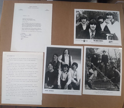 THE OHIO EXPRESS - Vintage Promo 8x10 Photos + Bio + Letter