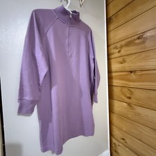 NWT Gap 1/4 zip Sweatshirt dress Women's Petite Small