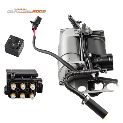 Luftfederung Kompressor + Ventilblock for VW Touareg 7L0698014 7L0698007