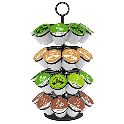 KIMIUP Coffee Pod Holder, Storage Compatible with K-Cups(36  Assorted Colors 