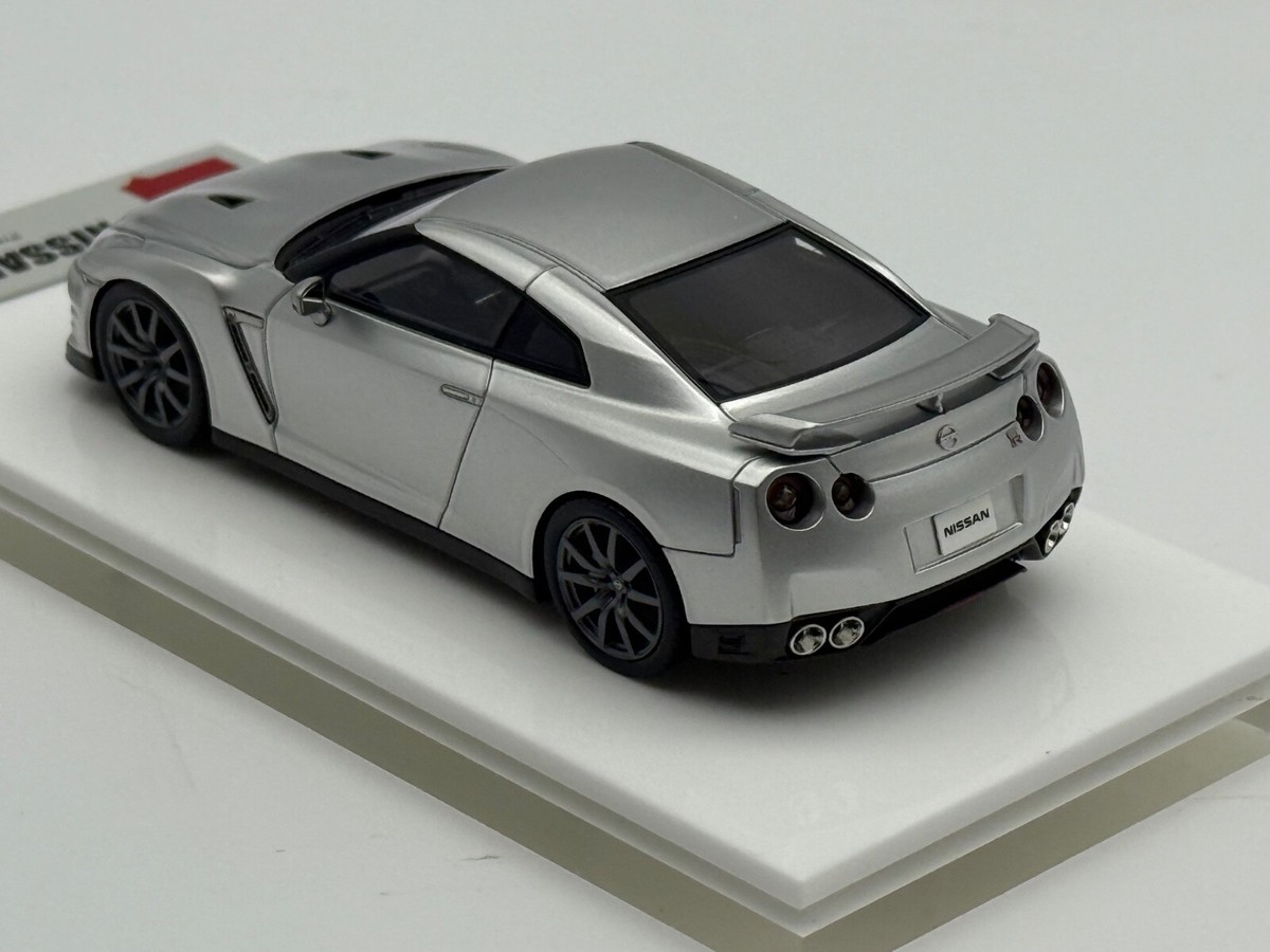 1/43 Eidolon Make up Nissan GTR R35 2014 Metal Silver EM414C BO260
