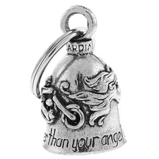 Never Ride Faster Than  Guardian Angel Can Fly Guardian Motorcycle Ride Bell NEW