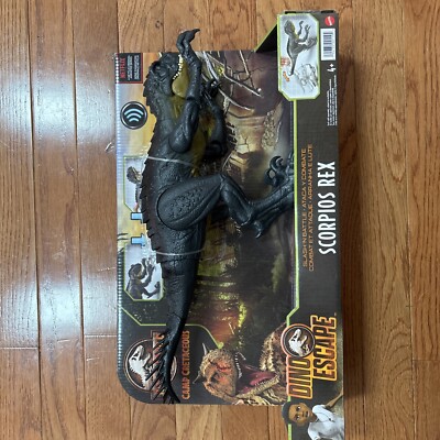 Mattel Jurassic World Slash N Battle Scorpios Rex Action Figure - HBT41