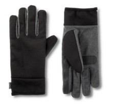 Men's Isotoner Lined Water Repellent Stretch Tech Fleece Gloves, Size: Large NWT