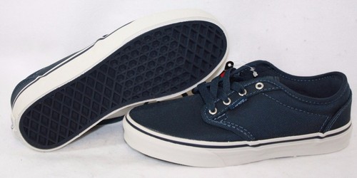 Boys Youth Kids Vans Atwood Ballistic Navy Blue Nylon retro style Sneakers Shoes - 第 1/2 張圖片