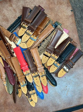 SK-5 Size 18,20,22mm Mixed Colour 50pcs Leather Watch strap
