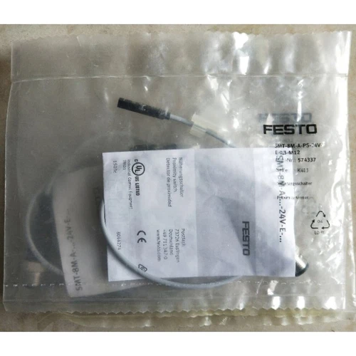 Neu One Festo SMT-8M-A-PS-24V-E-0.3-M12 574337 Näherungsschalter kostenloser Versand - Bild 2 von 4
