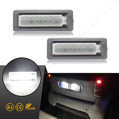 Led Kennzeichenbeleuchtung für Smart Fortwo Coupe C450 | Cabrio A450 | 1998-2007
