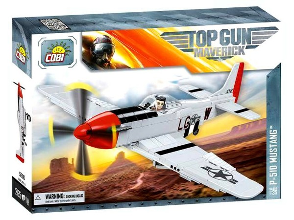 Cobi Set 5806 Flugzeug / Plane Mustang P-51D-image