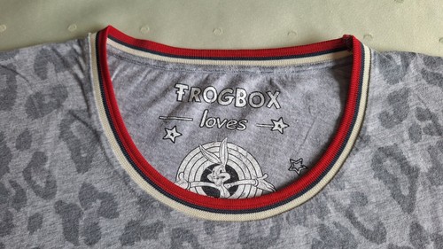 Damenshirt Frogbox, grau, Größe S, 100 % Baumwolle, SEHR GUT erhalten - Bild 6 von 7