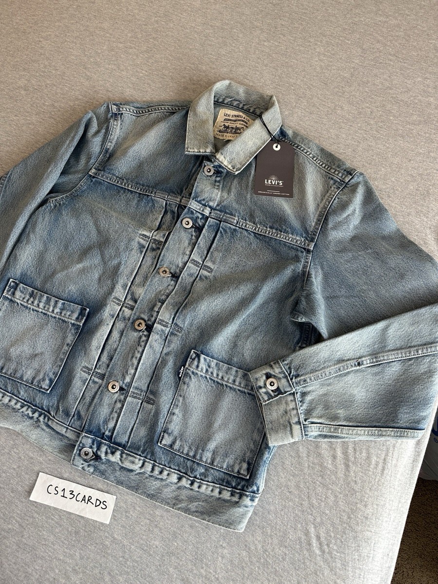Levi's Made & Crafted Pleated Front Type II Denim Jacket Size