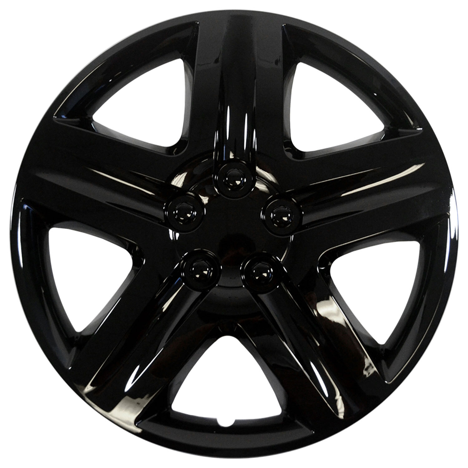 17" Black Set of 4 Wheel Covers Full Rim Hub Caps fit R17 Tire & Steel