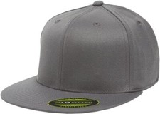 Flexfit Original Blank Flatbill Fitted 210 Hat Cap Flat Bill Large/XLarge -...
