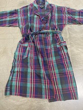 Vintage 1950s Pierre Cardin Mens Robe Plaid One Size Rare 