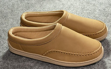 My Pillow My Slippers All Season Brown Leather slip on Shoes Women's 10