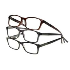 Design Optics by Foster Grant Full Frame Classic Reading Glasses 3-Pack