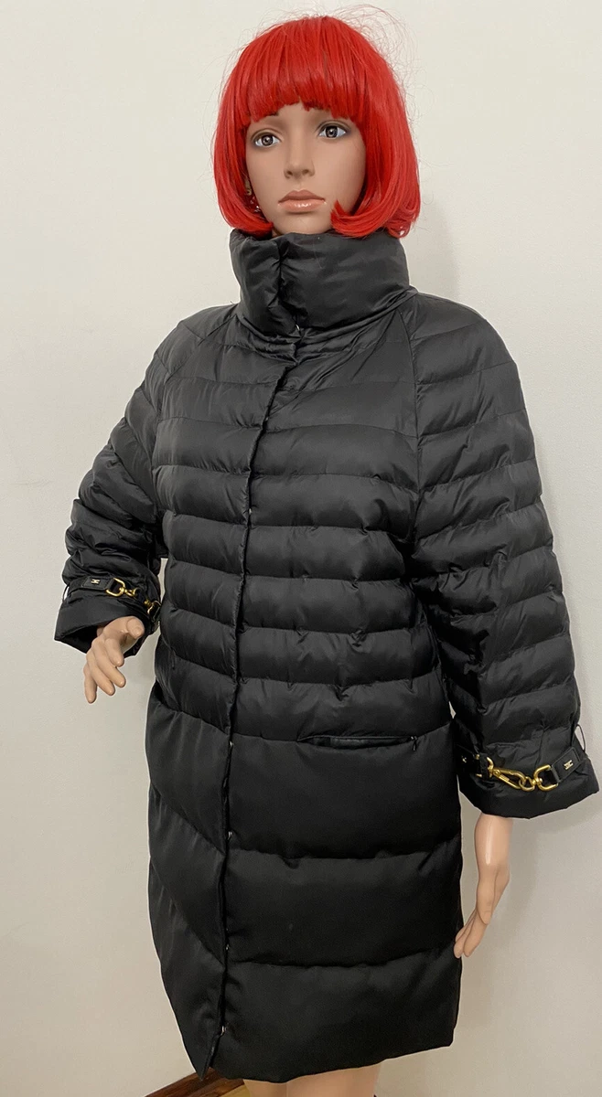 🔥ELISABETTA FRANCHI 🔥ICY Womens Puffer Coat Jacket Size 40 EXCELLENT ❤️