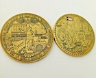 ENORME 60mm Medalla 500 Año SAN JUAN PUERTO RICO 5 Proceres Token Ficha moneda — photo 3