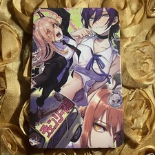 MAKIMA + Power Chainsaw Man Chain Set Goddess Anime ACG Girl Waifu Card