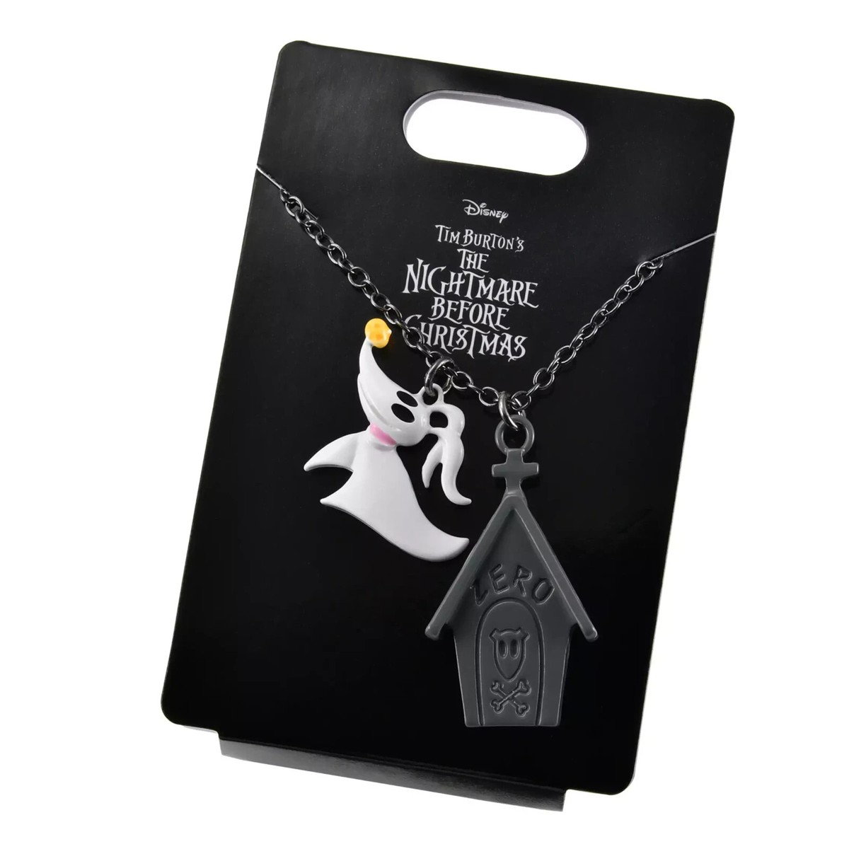 Disney store Zero Necklace Tim Burton The Nightmare Before