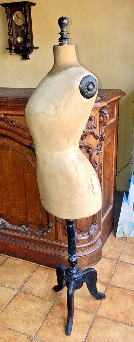 Buste mannequin femme - B406 PAPER - STOCKMAN - vintage / en bois / professionnel