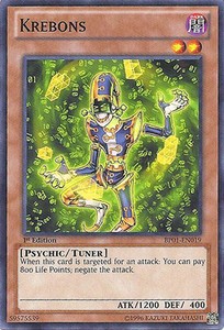 Krebons - BP01-EN019 - Starfoil Rare - 1st Edition x3 - Near Mint