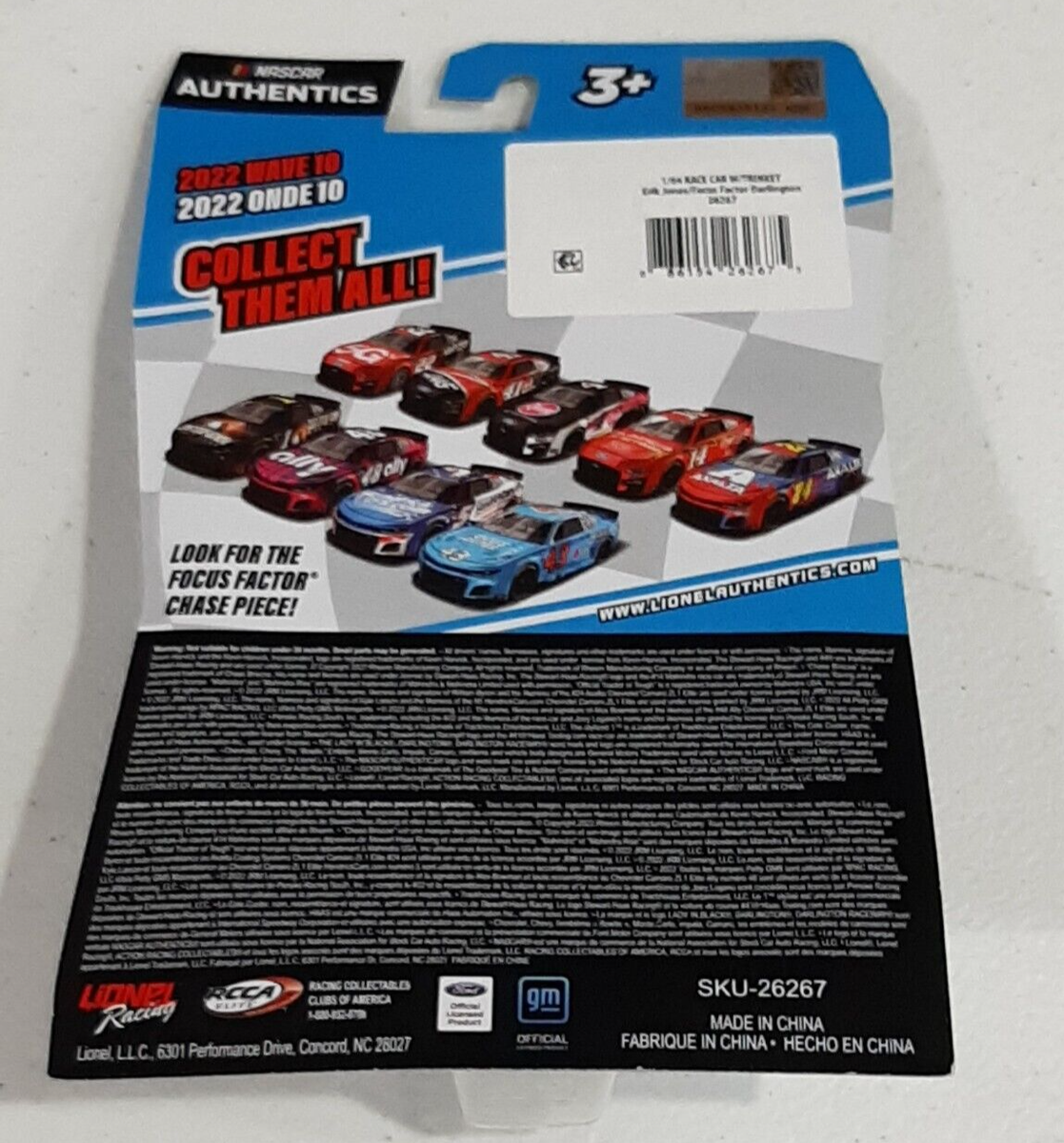 Erik Jones #43 NASCAR Authentics 2022 Wave 10 Diecast 1:64 Next