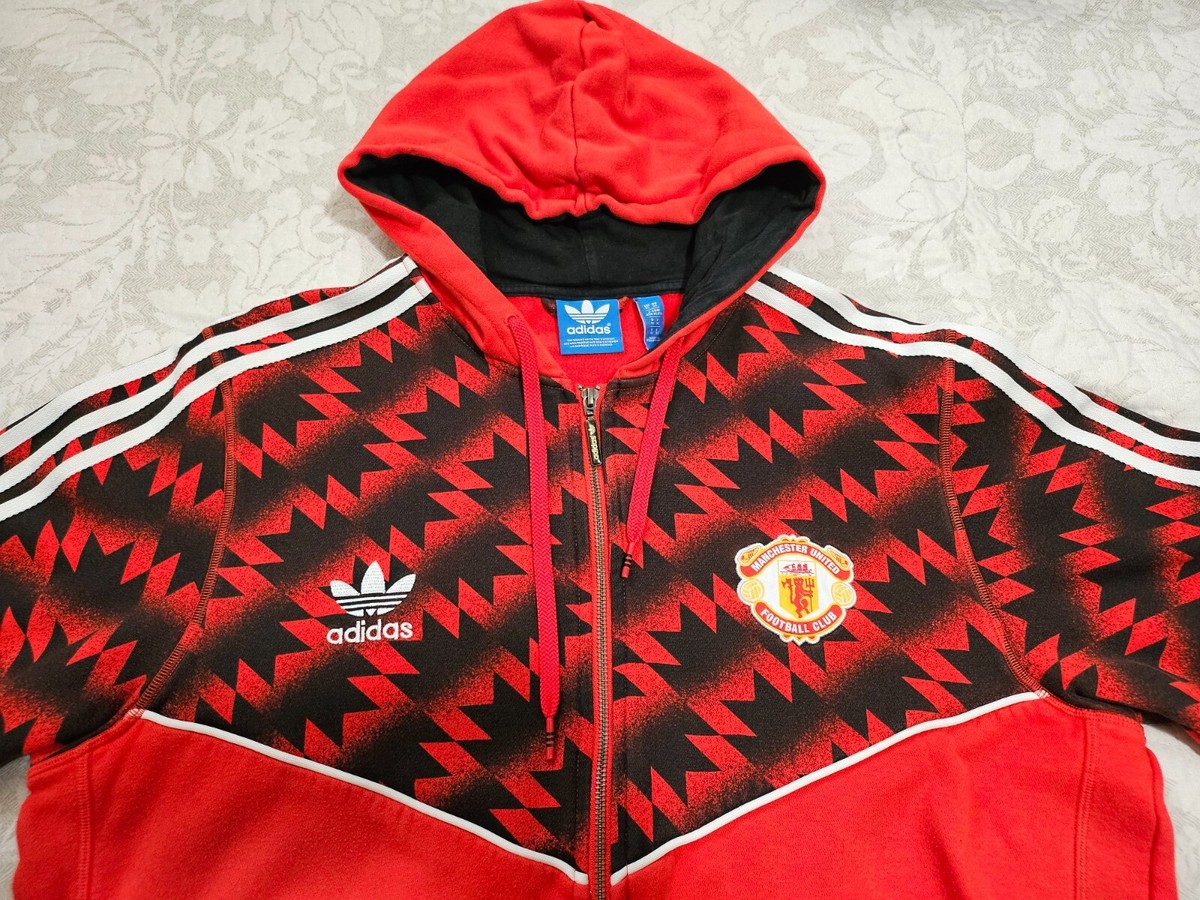 ウェア 00s Old NIKE Manchester United Hoodie Vintage 00s Black Nike Manchester United Hoodie - Small Cotton