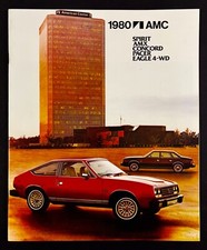 1980 AMC American Motor Cars Eagle Spirit AMX Concord Pacer Vintage Sale Catalog