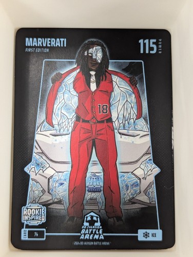 BO JACKSON BATTLE ARENA - ICE - First Edition MARVERATI #74 Marvin Harrison Jr.