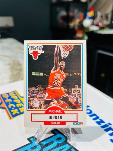 1990-91 Fleer Black Line Under Biographical Information #26 Michael Jordan