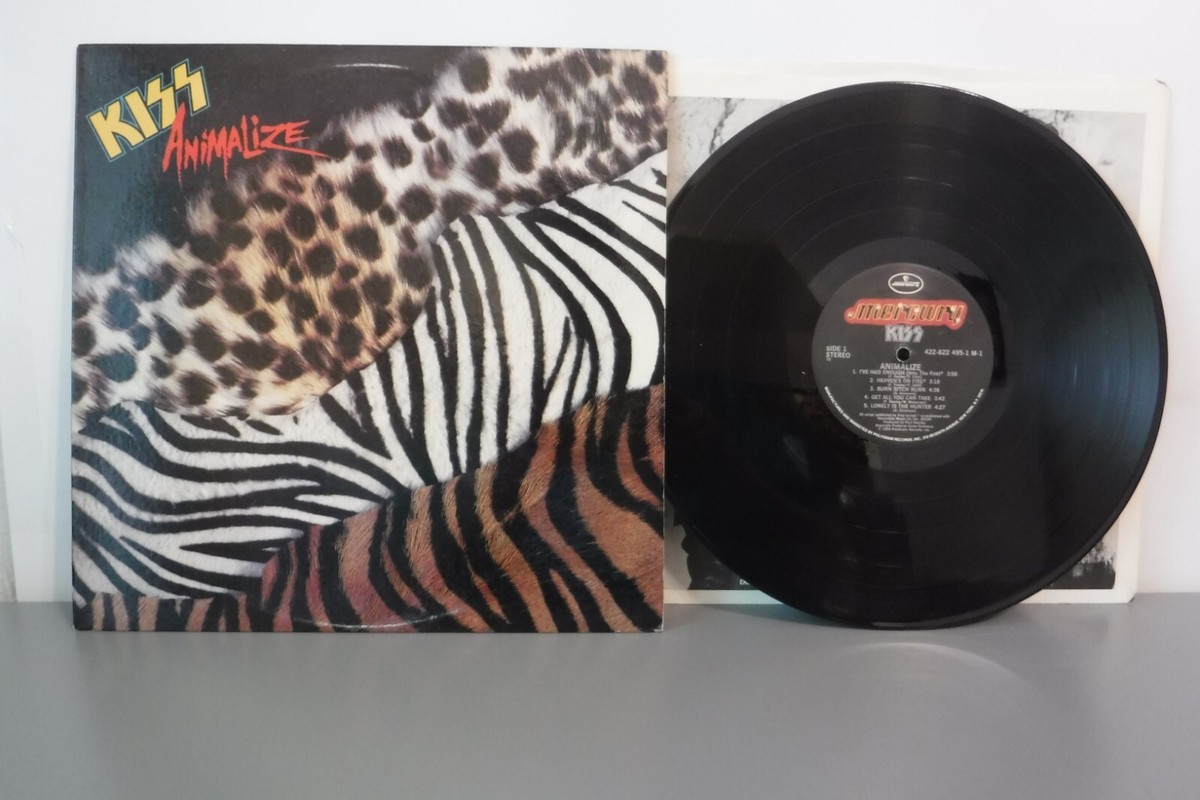 Kiss, Animalize, 1984 Mercury Records 422-822 495-1 M-1 Glem Rock