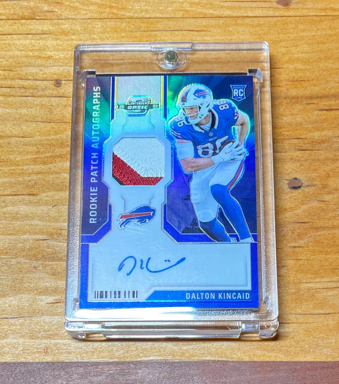 DALTON KINCAID 2023 CONTENDERS OPTIC BLUE RPA AUTO /50