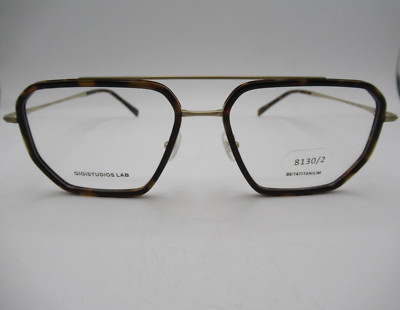 Gigi Studios Sara 8130/2 Gold Tortoise Frame 57/17/147 NEW
