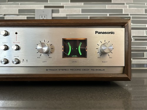 Panasonic RS-806US 8-Track Stereo Record Deck Tape Player PARTS/REPAIR READ - Picture 8 of 21