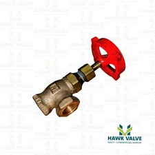 3/8" BRONZE 125 THREADED ANGLE VALVE - Milwaukee 504