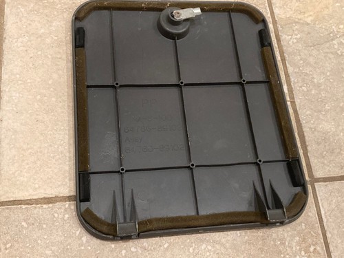 90-95 Toyota 4RUNNER Rear CARGO Storage DOOR COVER 64766-89102 SET OEM Gray - Picture 6 of 7