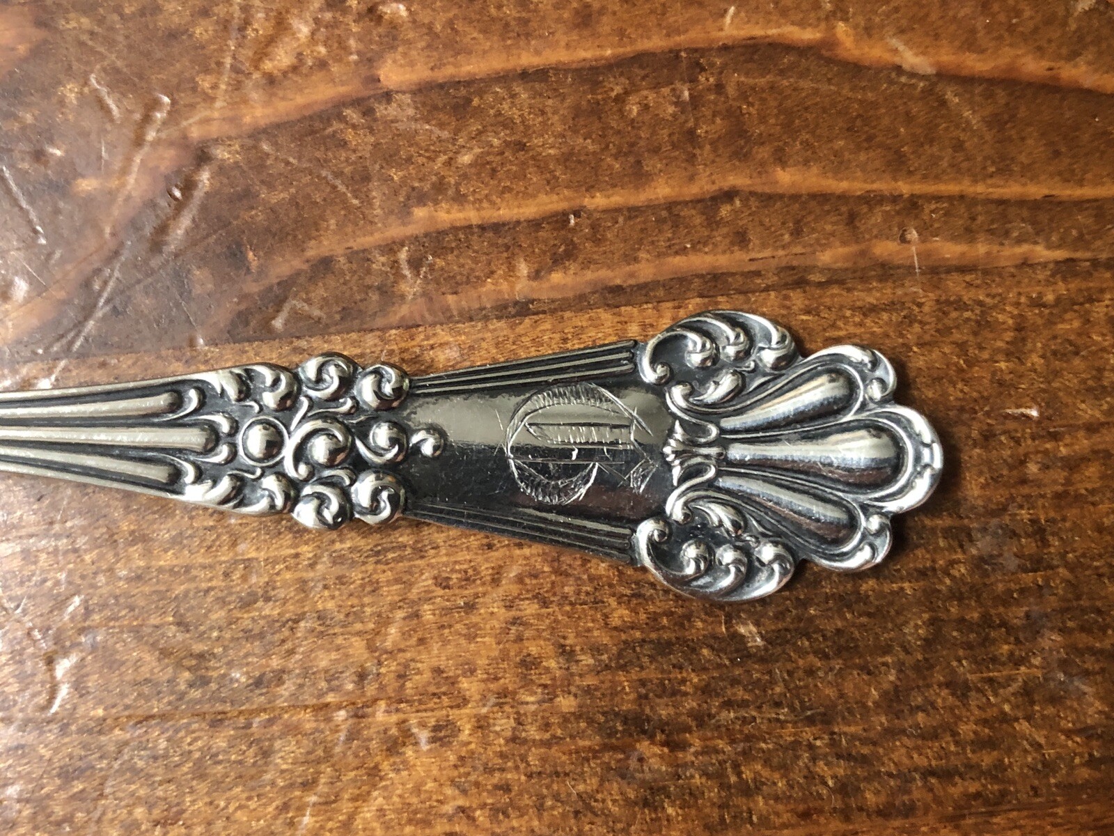 Antique Mechanics Silver Co. Sterling Silver Master Butter Knife Olympia Pattern