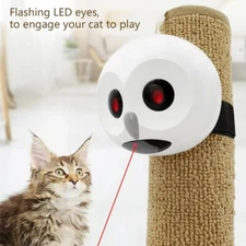 Owl Electric Toy for Cat LED Laser Toy Cat with 2 AA Batteries (Not Included) 