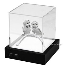 SAFE ESPOSITORE CUBE IN PLEXIGLAS CON LUCE PER FOSSILI MINERALI CRISTALLI