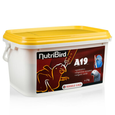 3000g JungVögel Handaufzuchtfutter A19  Versele Nutribird für Aras/Graupapageien