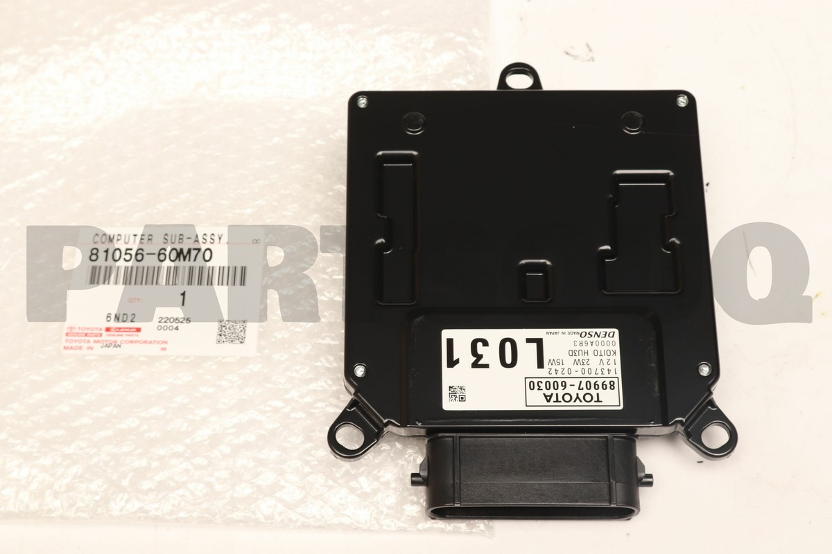 8105660M70 Genuine Toyota COMPUTER SUB-ASSY 81056-60M70 | eBay 