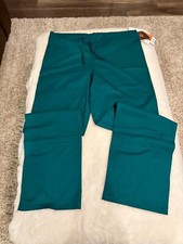 BARCO WOMENS SCRUB PANTS XS HUNTER GREEN  NEW WITH TAGS  DRAWSTRING