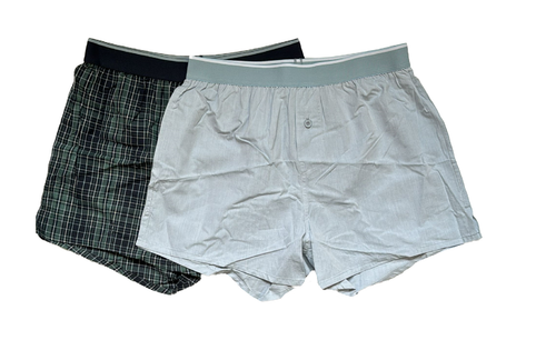 Herren Webboxershorts Boxershorts 2er-Pack Gr. S, M, L, XL, 2XL - Picture 2 of 5
