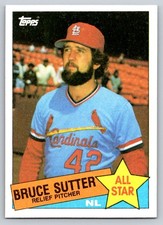 1985 Topps - All-Star Bruce Sutter #722 - *Near Mint*