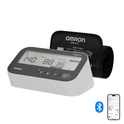 OMRON M4 Connect AFib Oberarm-Blutdruckmessgerät mit App