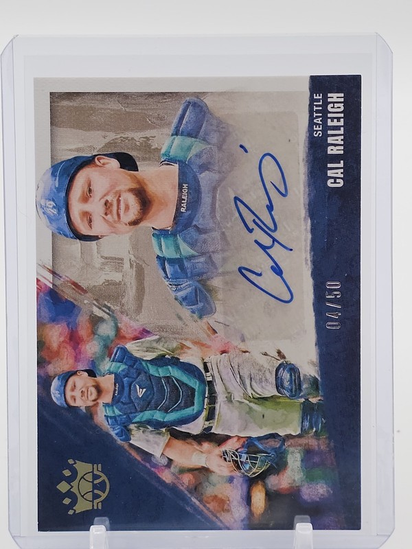 CAL RALEIGH 2022 PANIN DIAMOND KINGS ROOKIE DK AUTO GOLD HOLO /50 SSP RC Q5944